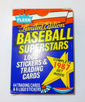1987 Fleer Baseball Super Stars Limited Edition Complete Set