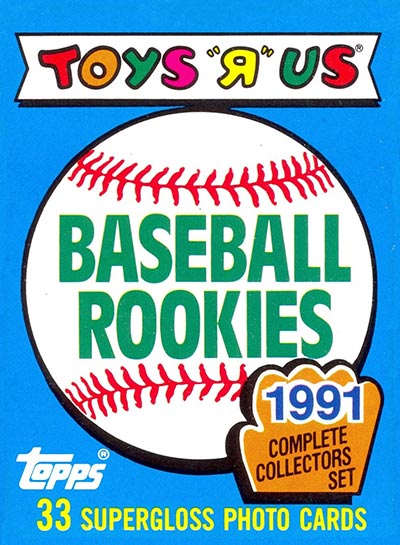 1991 TOPPS Toys R Us Baseball Rookies Complete Set