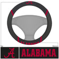 Alabama Crimson Tide Steering Wheel Cover Mesh/Stitched-0