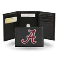Alabama Crimson Tide Wallet Trifold Leather Embroidered-0