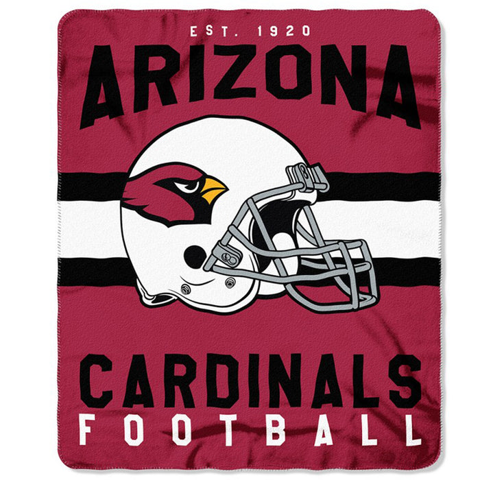 Arizona Cardinals Blanket 50x60 Fleece Singular Design-0