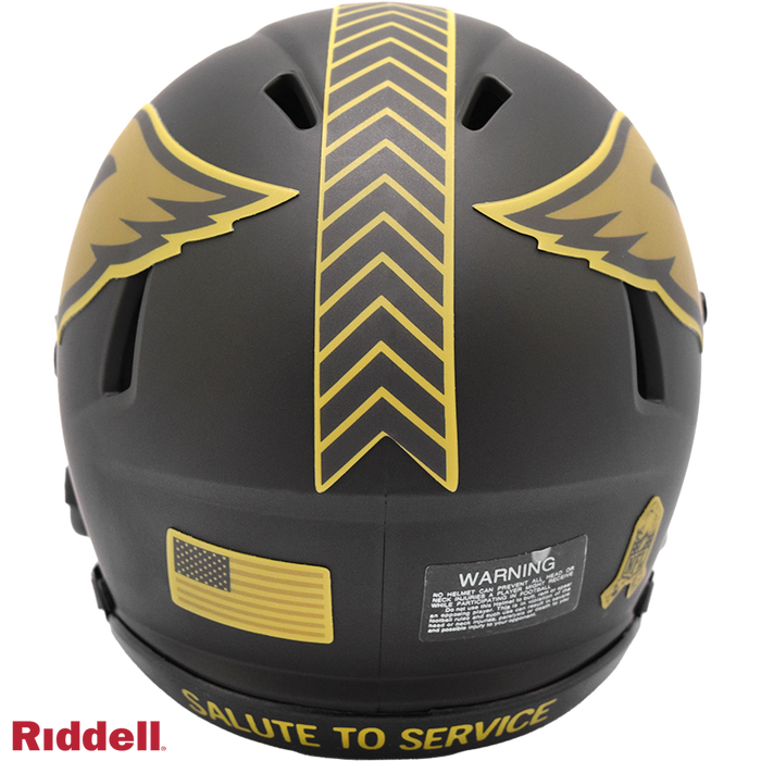 Arizona Cardinals Helmet Riddell Replica Mini Speed Style Salute To Service 2025-2