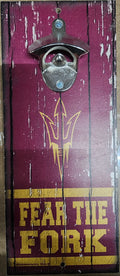 Arizona State Sun Devils Sign Wood 5x11 Bottle Opener Slogan-0