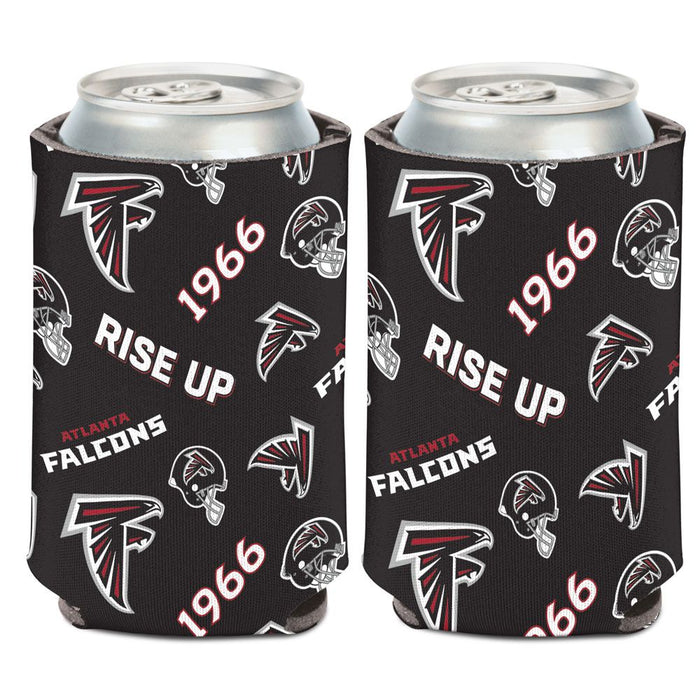 Atlanta Falcons Can Cooler Scatterprint Design-0