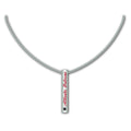 Atlanta Falcons Necklace Silver Bar-0