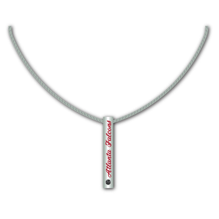 Atlanta Falcons Necklace Silver Bar-0