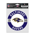 Baltimore Ravens Decal 3.75x5 Patch Fan-0