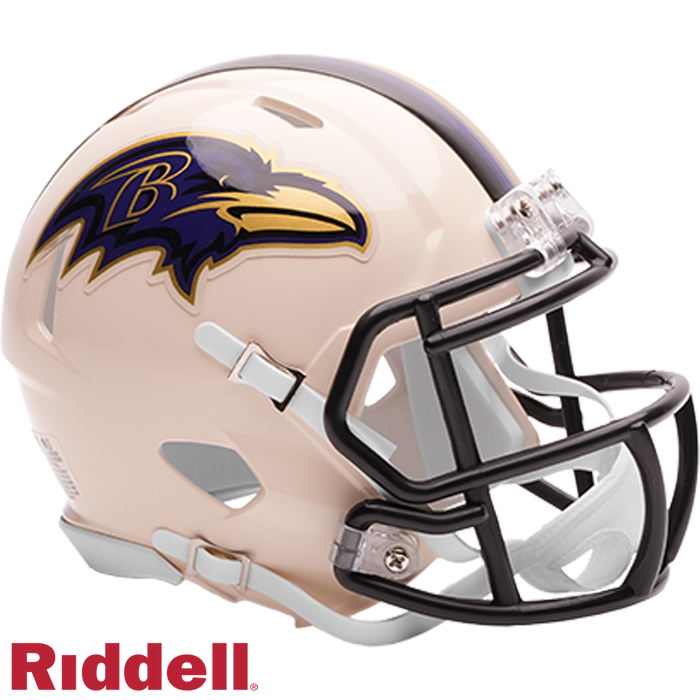 Baltimore Ravens Helmet Riddell Replica Mini Speed Style Retro Collection-2