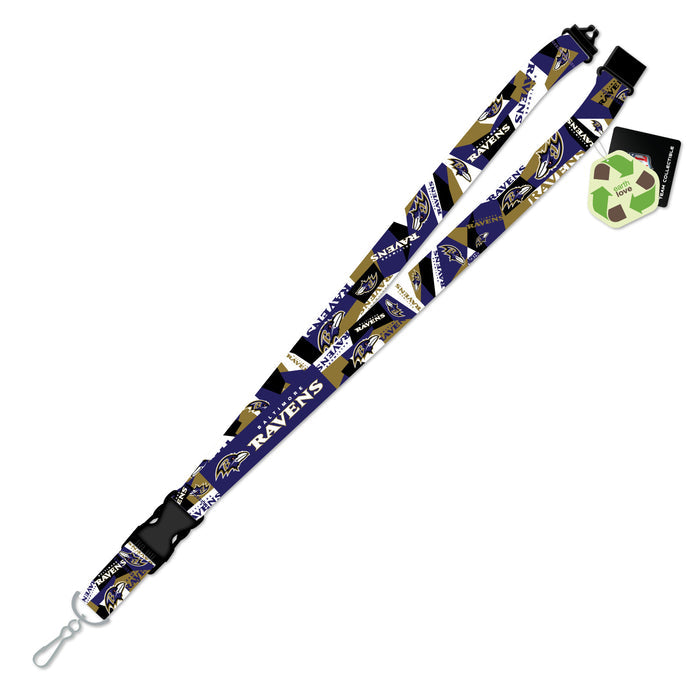 Baltimore Ravens Lanyard Shattered Design-0