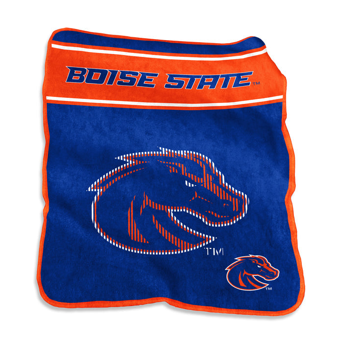 Boise State Broncos Blanket 60x80 Raschel Throw-0