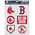 Boston Red Sox Decal Multi Use Fan 6 Pack-0
