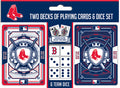 Boston Red Sox Playing Cards and Dice Set-0