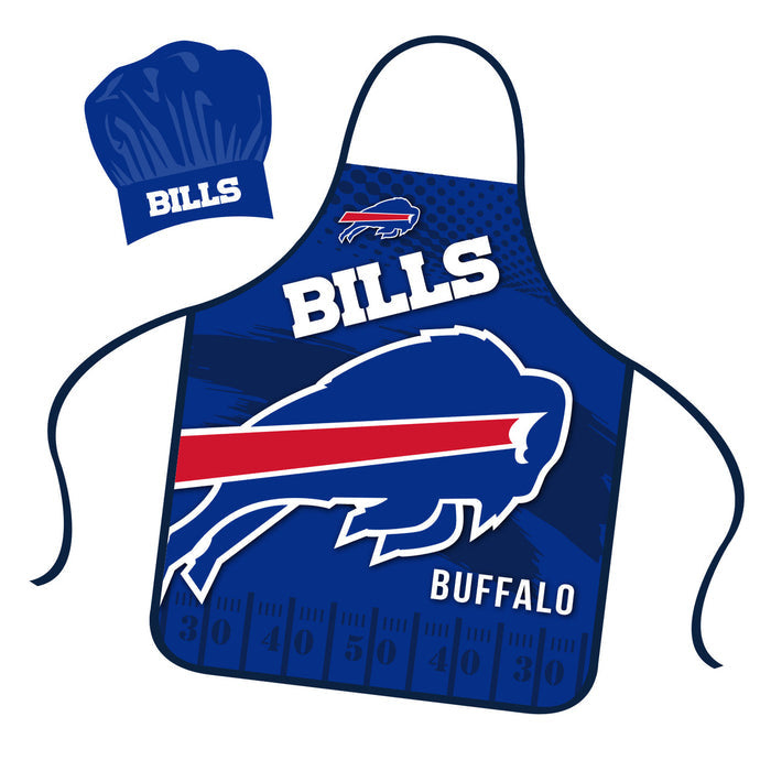 Buffalo Bills Chef Hat and Apron Set-0