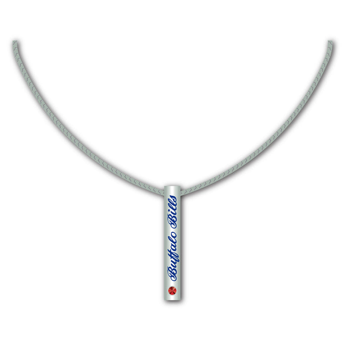 Buffalo Bills Necklace Silver Bar-0
