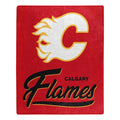 Calgary Flames Blanket 50x60 Raschel Signature Design-0