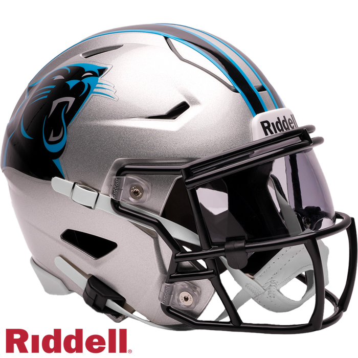 Carolina Panthers Helmet Riddell Replica Mid-Size MIDI SpeedFlex Style-0