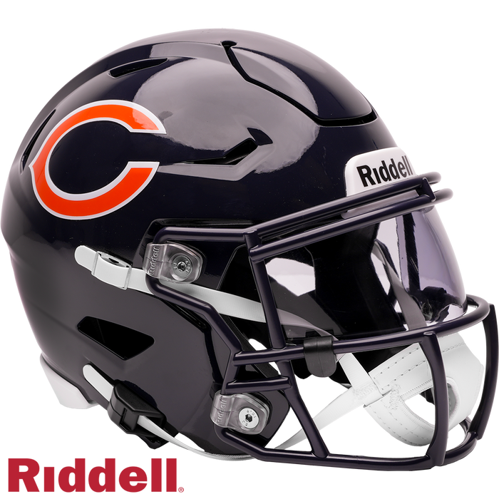 Chicago Bears Helmet Riddell Replica Mid-Size MIDI SpeedFlex Style-0