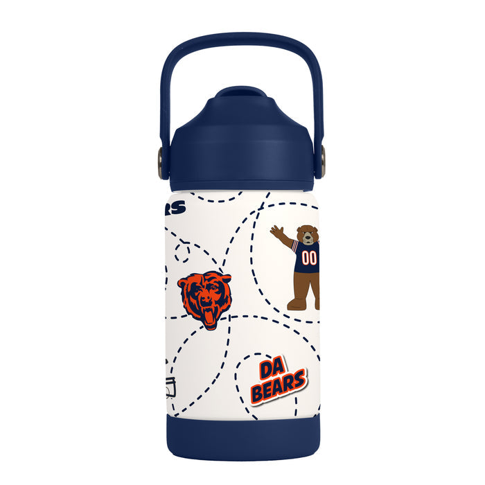 Chicago Bears Kids Bottle 12oz Stainless Steel Mascot-0