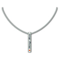 Chicago Bears Necklace Silver Bar-0