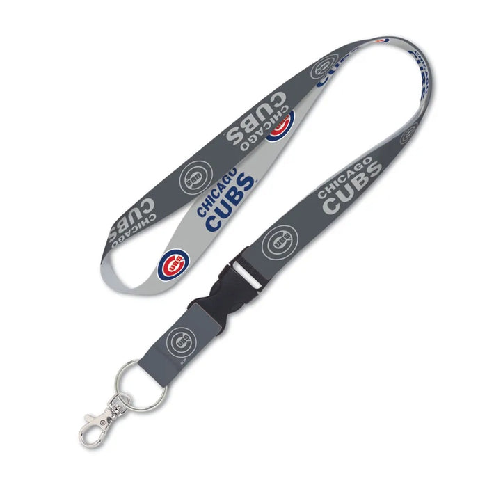 Chicago Cubs Lanyard with Detachable Buckle Grey Special Order-0