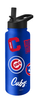 Chicago Cubs Quencher Bottle 34oz Stainless Steel Dreamweave-0