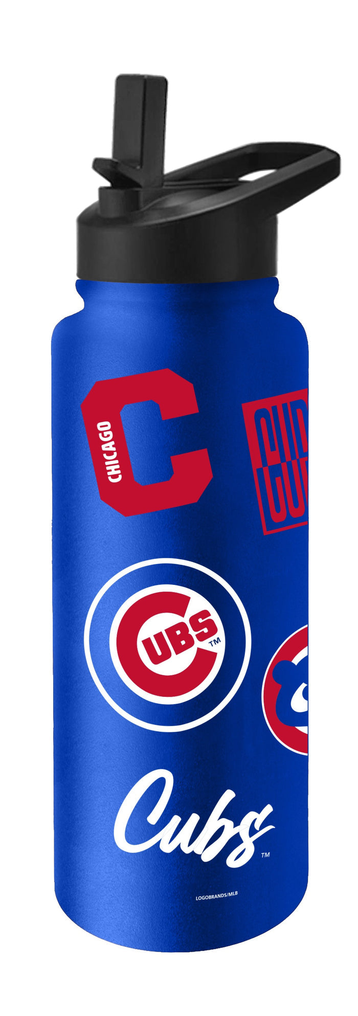 Chicago Cubs Quencher Bottle 34oz Stainless Steel Dreamweave-0