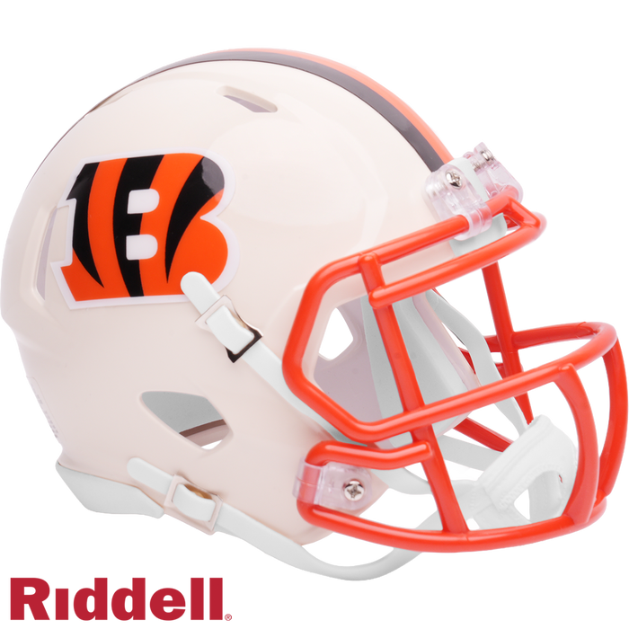 Cincinnati Bengals Helmet Riddell Replica Mini Speed Style Retro Collection-0