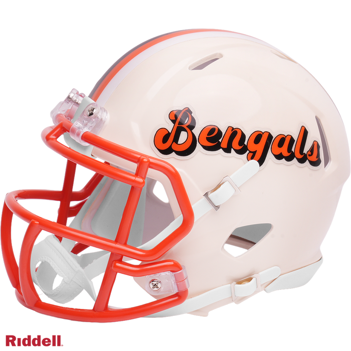 Cincinnati Bengals Helmet Riddell Replica Mini Speed Style Retro Collection-1