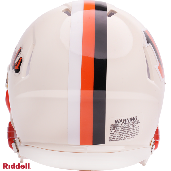 Cincinnati Bengals Helmet Riddell Replica Mini Speed Style Retro Collection-3