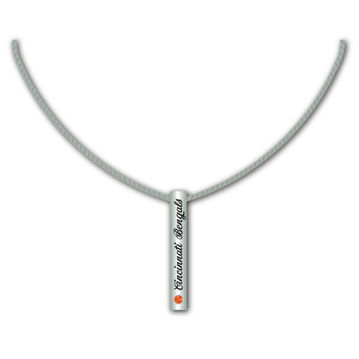 Cincinnati Bengals Necklace Silver Bar-0