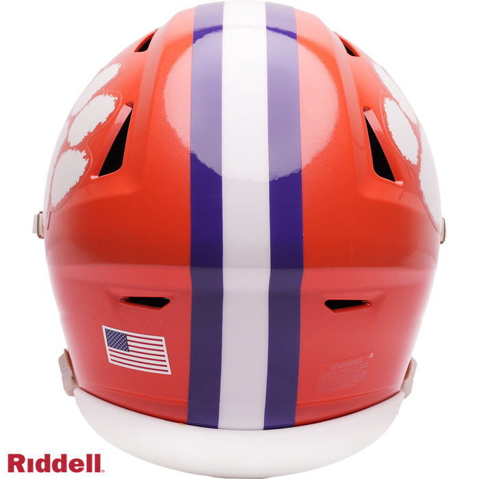 Clemson Tigers Helmet Riddell Replica Mid-Size MIDI SpeedFlex Style-1