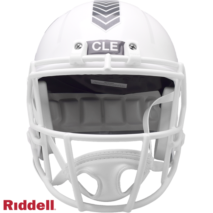 Cleveland Browns Helmet Riddell Replica Full Size Speed Style Salute To Service 2024-1