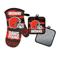 Cleveland Browns Oven Mitt and Pot Holder Set-0