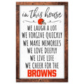 Cleveland Browns Sign 11x17 Wood In This House-0