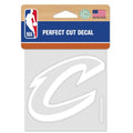 Cleveland Cavaliers Decal 4x4 Perfect Cut White-0