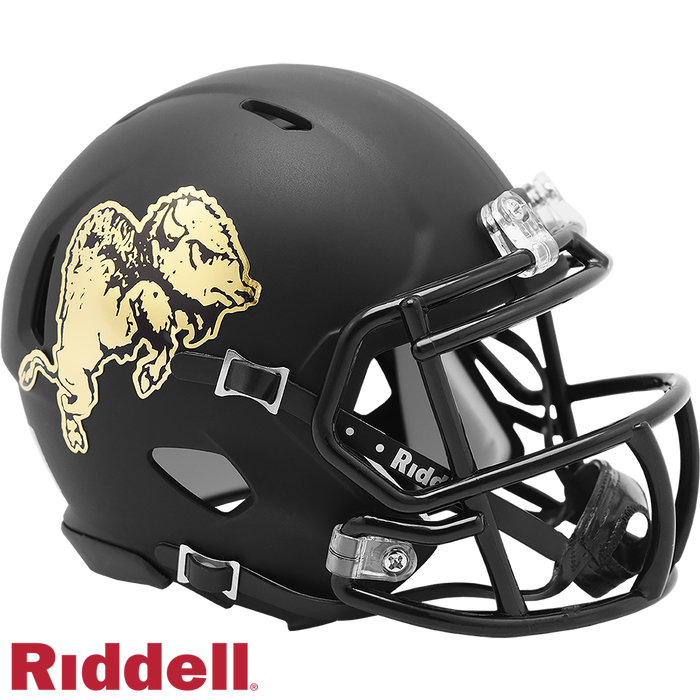 Colorado Buffaloes Helmet Riddell Replica Mini Speed Style Chrome Alternate-0