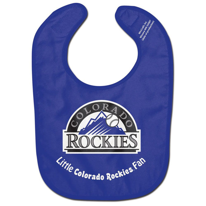 Colorado Rockies Baby Bib All Pro Style Special Order-0