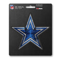 Dallas Cowboys Decal 5x8 Die Cut 3D Logo Design-0