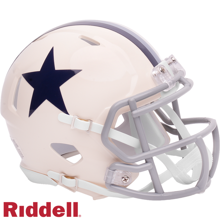 Dallas Cowboys Helmet Riddell Replica Full Size Speed Style Retro Collection-0