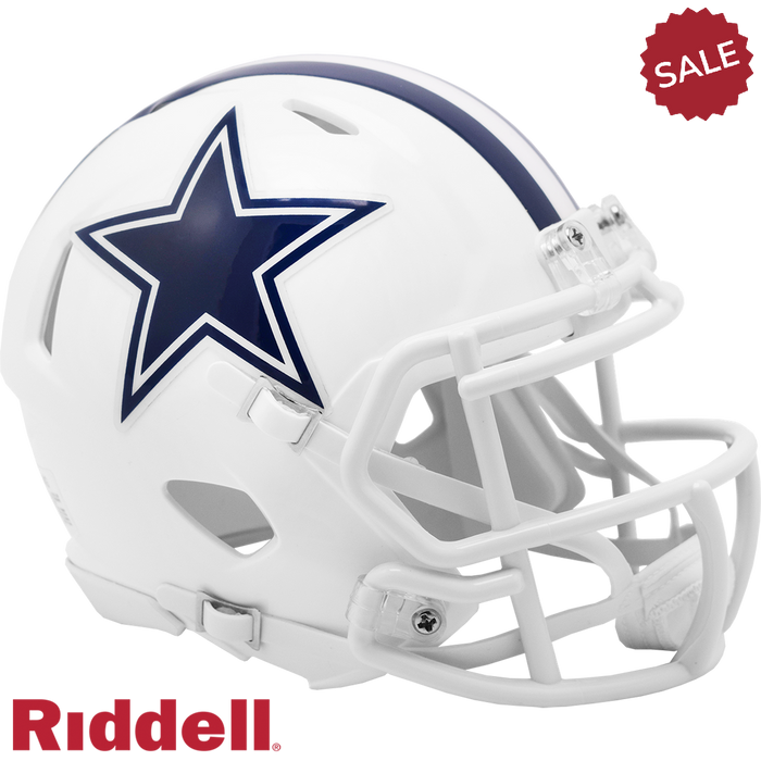 Dallas Cowboys Helmet Riddell Replica Mini Speed Style On-Field Alternate-0