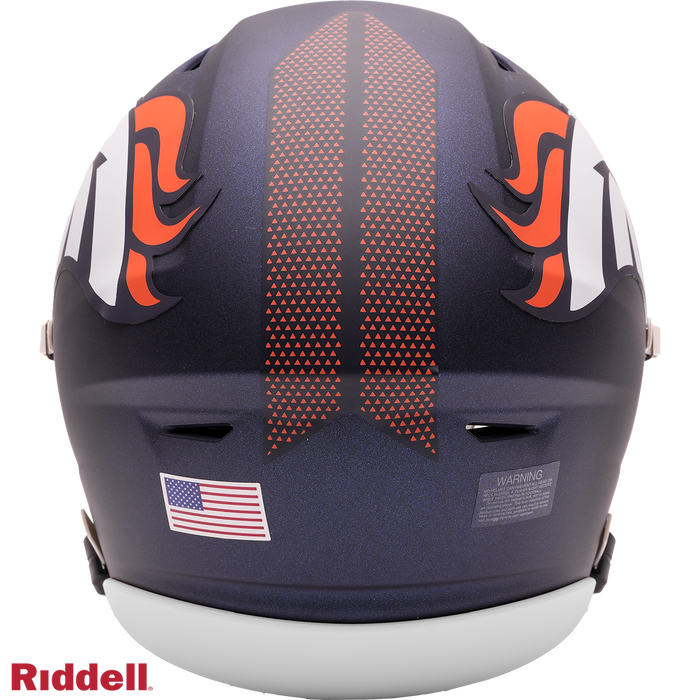 Denver Broncos Helmet Riddell Replica Mid-Size MIDI SpeedFlex Style-2