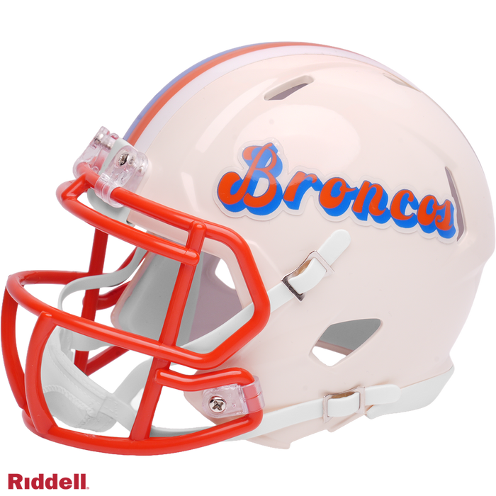 Denver Broncos Helmet Riddell Replica Mini Speed Style Retro Collection-1