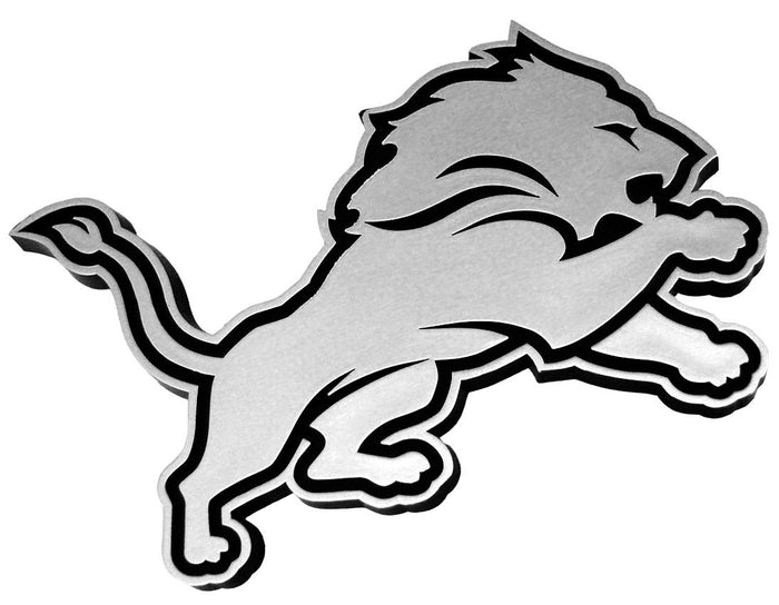 Detroit Lions Auto Emblem - Silver-1