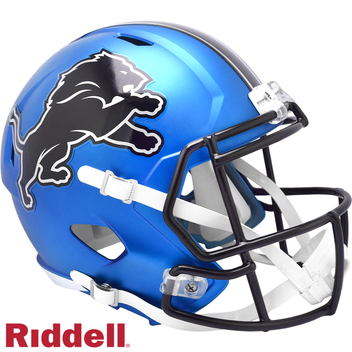 Detroit Lions Helmet Riddell Replica Full Size Speed Style On-Field Alternate 2024-0