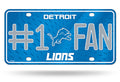 Detroit Lions License Plate #1 Fan-0