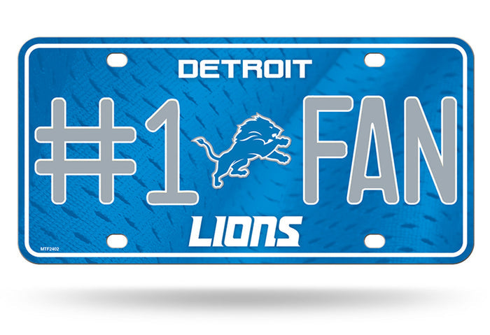 Detroit Lions License Plate #1 Fan-0