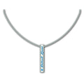 Detroit Lions Necklace Silver Bar-0