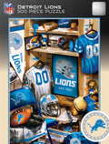 Detroit Lions Puzzle 500 Piece Locker Room-0