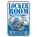 Detroit Lions Sign 11x17 Plastic Locker Room Design-0