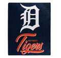 Detroit Tigers Blanket 50x60 Raschel Signature Design-0